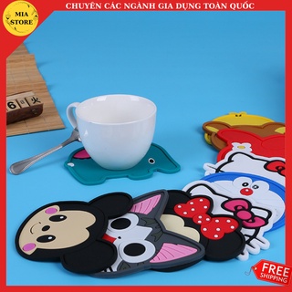 {GIÁ SỐC}Lót ly/ đế lót ly silicon chống thấm nước siêu cute giá rẻ đồ dùng gia đình