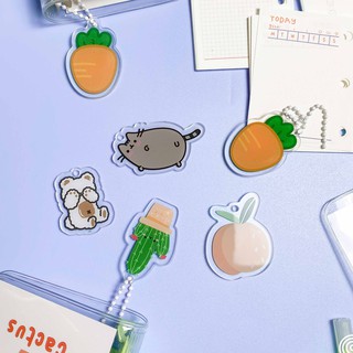 Móc Khoá/ Tag Binder Nhà Cam Trang Trí Binder Card Nhà Cam