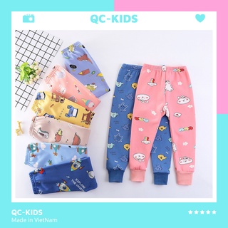 Quần nỉ bông cho bé gái bé trai sơ sinh đến 15kg QC-KIDS