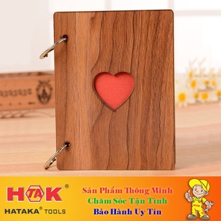 Album Trái Tim 6 Inch 32 Trang 160x120mm + Kèm 2 Khoen