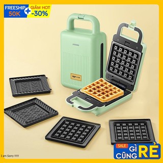[Mã ELHADEV giảm 4% đơn 300K] Máy nướng làm bánh đa năng bear 2 khuôn mini