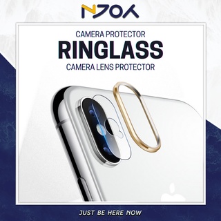 Bộ Kính Cường Lực Camera Iphone Ringlass Viền Nhôm Cao Cấp Cho Iphone X Xs Max