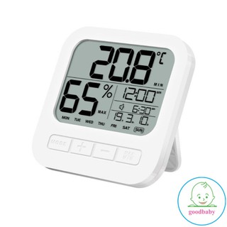 [Mã 267FMCGSALE giảm 8% đơn 500K] Nhiệt Ẩm Kế Điện Tử 3in1 Đo Nhiệt Độ Và Độ Ẩm Phòng Ngủ Cho Bé kèm pin Goodbabyvn