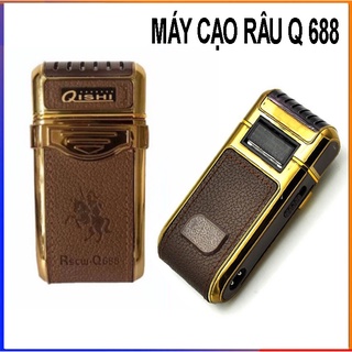 Máy cạo râu khô bọc da bền đẹp Q688
