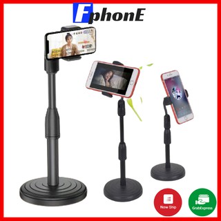 Giá đỡ điện thoại livetream tiktok, kẹp xoay 360 độ, để bàn tiện dụng L7, Dậy học online, giảng bài học bài