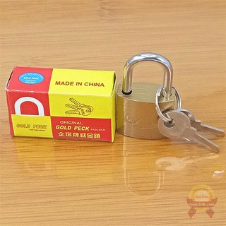 Khóa mini vali balo kim loại cao cấp lõi đồng 100% bền đẹp - Kèm 2 chìa