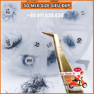 Mi Fan 3D Mix(9-15) CONG C, D HỘP 1000 FAN Dụng Cụ Nối Mi