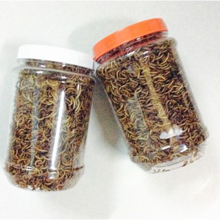 100GR Sâu Mini rang (sấy) khô thơm- Hủ lớn
