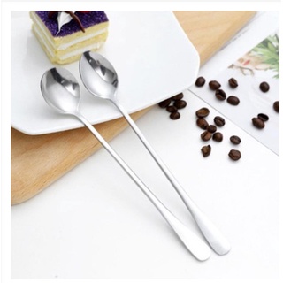 Thìa Inox Cán Dài / Muỗng Pha Cafe, Sinh Tố Phong Cách Hàn Quốc Tiện Dụng 88279 Tổng Kho Sỉ Gia Dụng