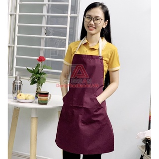 Tạp dề vải dù chống nước, chống thấm tuyệt đối có tăng đơ tăng giảm tiện lợi