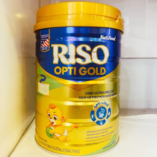 Sữa bột Nutifood Riso Opti Gold 2 900g