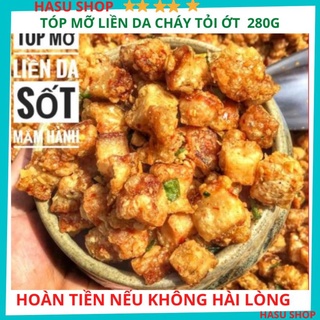 sỉ 5 hủ Tóp mỡ liền da rim tỏi, mắm hành, ớt thơm ngon - đậm vị - bao đổi trả