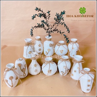Bình gốm ❤️ lọ hoa mini❤️ hoa khô ❤ decor phong cách Retro, Vintage