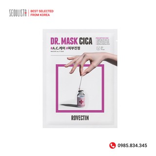 Mặt nạ giấy làm dịu da ROVECTIN Skin Essentials Dr. Mask Cica