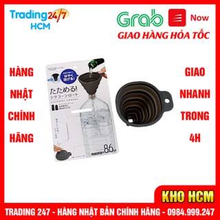 [Hỏa tốc HCM] Phễu silicone có thể gấp gọn Nhật Bản