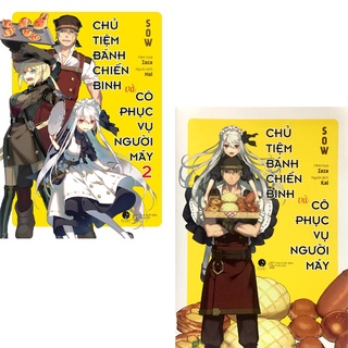 Sách AZ - Combo Chủ Tiệm Bánh Chiến Binh Và Cô Phục Vụ Người Máy - Tập 1 &amp; 2