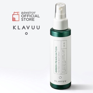 Xịt lưng Klavuu Green Pearlsation teatree care body spray 100ml hương tràm