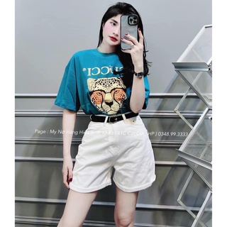 Bộ hổ xanh đeo kính quần short đùi HN10123