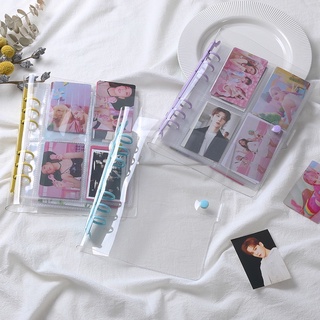 Binder Lùn còng sắc màu Bìa dẻo Trong Suốt,Lấp Lánh