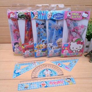 BỘ THƯỚC KẺ HELLO KITTY - DORAEMON