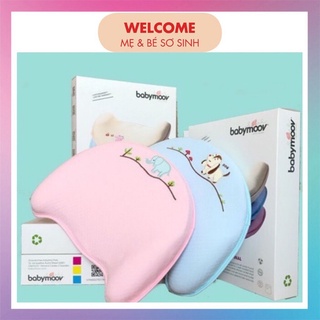 Gối cao su non chống méo đầu Baby Moov cho bé, gối cho trẻ sơ sinh định hình đầu chống trào ngược
