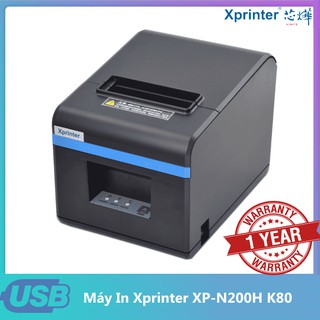 [Mã 153ELSALE2 giảm 7% đơn 300K] Máy In Xprinter XP-N200H Khổ Giấy K80