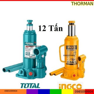 12 tấn Con đội thủy lực INGCO HBJ1202 TOTAL THT109122 kích đội 12 tấn