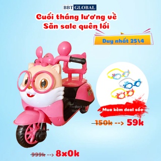 Xe máy điện trẻ em mèo con BBT Global BBT-669