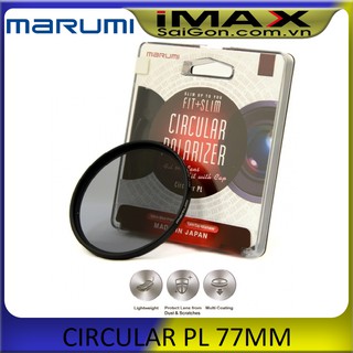 FILTER KÍNH LỌC MARUMI FIT &amp; SLIM CIRCULAR PL 77MM(Chính hãng Hoằng Quân )