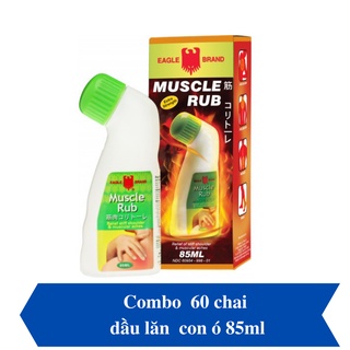 Dầu lăn xoa bóp Con Ó Muscle Rub 85ml - Combo 60 chai