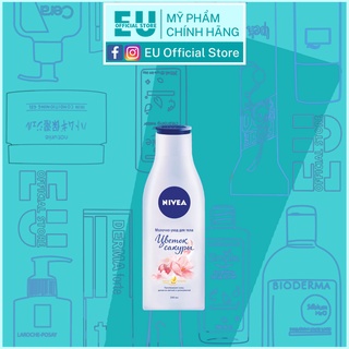 Sữa dưỡng thể dưỡng trắng Nivea Cherry Blossom and Jojoba Oil