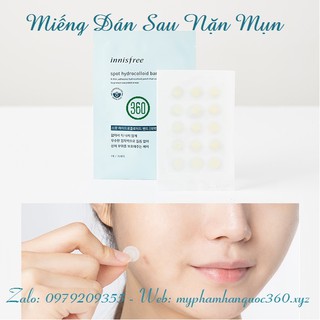 Miếng Dán Sau Nặn Mụn Innisfree Spot Hydrocolloid Band