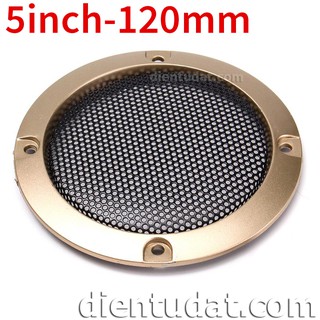 Khung lưới bảo vệ loa vàng 120mm - 5inch