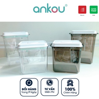 Hộp Đựng Sữa Bột Chống Ẩm Ankou Trữ Sữa Cho Bé Hút Chân Không Hàng Chính Hãng