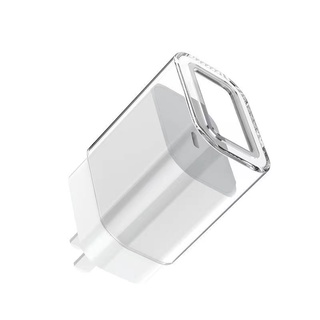 Vỏ bọc cốc sạc TPU trong suốt thích hợp cho Apple 20W