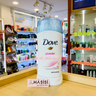 LĂN KHỬ MÙI DOVE - Powder 24H Invisible Solid 74g