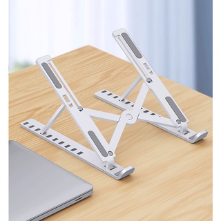 Giá đỡ laptop ABS k19 có thể gấp gọn dành cho Macbook Ipad  và máy tính xách tay chữ X Nhựa Mỏng đen trắng Shalla gsr