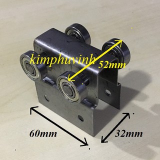 01 CÁI - BÁNH XE TREO MÁNG (LOẠI 30mm)
