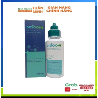 Dizigone (lọ 300ml) - Dung dịch kháng khuẩn đa năng, khử mùi hôi khoang miệng, phòng ngừa lây lan dịch