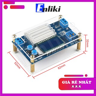 DC-DC Mạch Nguồn Buck Hạ Áp 12A Hiển Thị LCD (Có Vỏ Nhựa Mica)