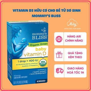 [Hàng Air - Chính hãng]Vitamin D3 hữu cơ cho bé từ sơ sinh Mommy’s Bliss