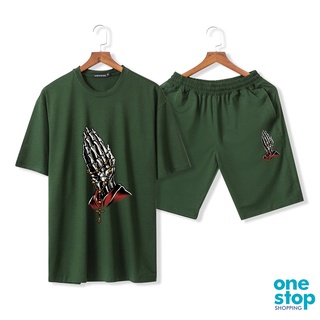 Đồ bộ nam nữ áo form rộng tay lỡ B04 thời trang unisex one shop