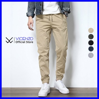 Quần kaki Nam jogger Cao cấp - Vải Kaki Hàn form bo gấu trẻ trung - QJKN01