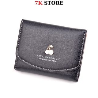 ví nữ ngắn đẹp cầm tay giá rẻ mini nhỏ gọn bỏ túi nhiều ngăn dễ thương 7K STORE V14