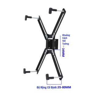 Giá treo tường dùng cho màn hình máy tính 14-27inch không có lỗ bắt vít