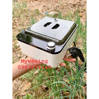 Nồi Nấu Sáp Wax Lông Cao Cấp CERAMIC Chống Dính, Nồi Đun Sáp Wax