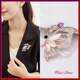 Ghim Cài áo Bướm Xinh Thời Trang Hàn Quốc, trâm cài áo nữ Nhatstore - Cài áo CA21