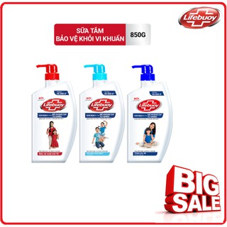 Sữa Tắm LIFEBUOY Diệt Khuẩn Chai 850g
