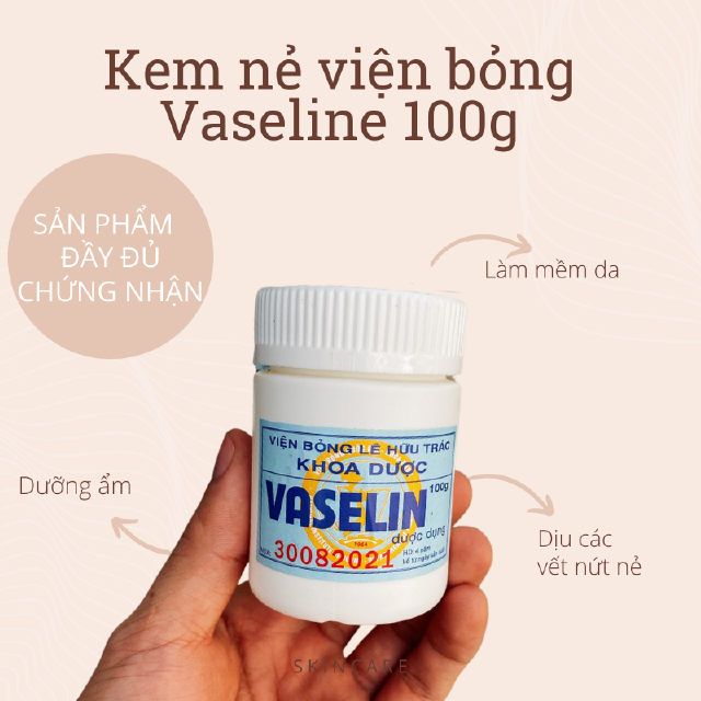 Kem Nẻ Vaselin Viện Bỏng,Sáp Dưỡng Ẩm Chống Nẻ dùngcho mọi Loại Da,An Toàn cho Trẻ Nhỏ