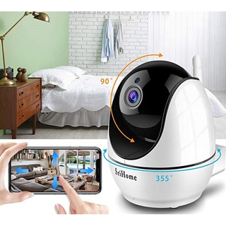 Camera ip wifi Srihome SH026 3.0 siêu nét 1906P, xoay 360